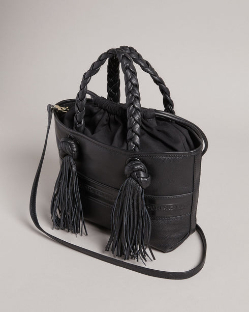 SAFFYA-Bags-Branded Tassel Detail Mini Tote- Ted Baker Romania
